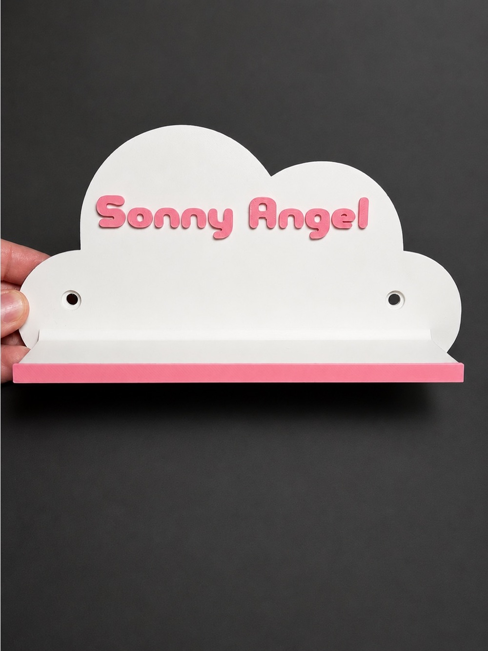 Sonny Angel White & Pink Cloud Shelf